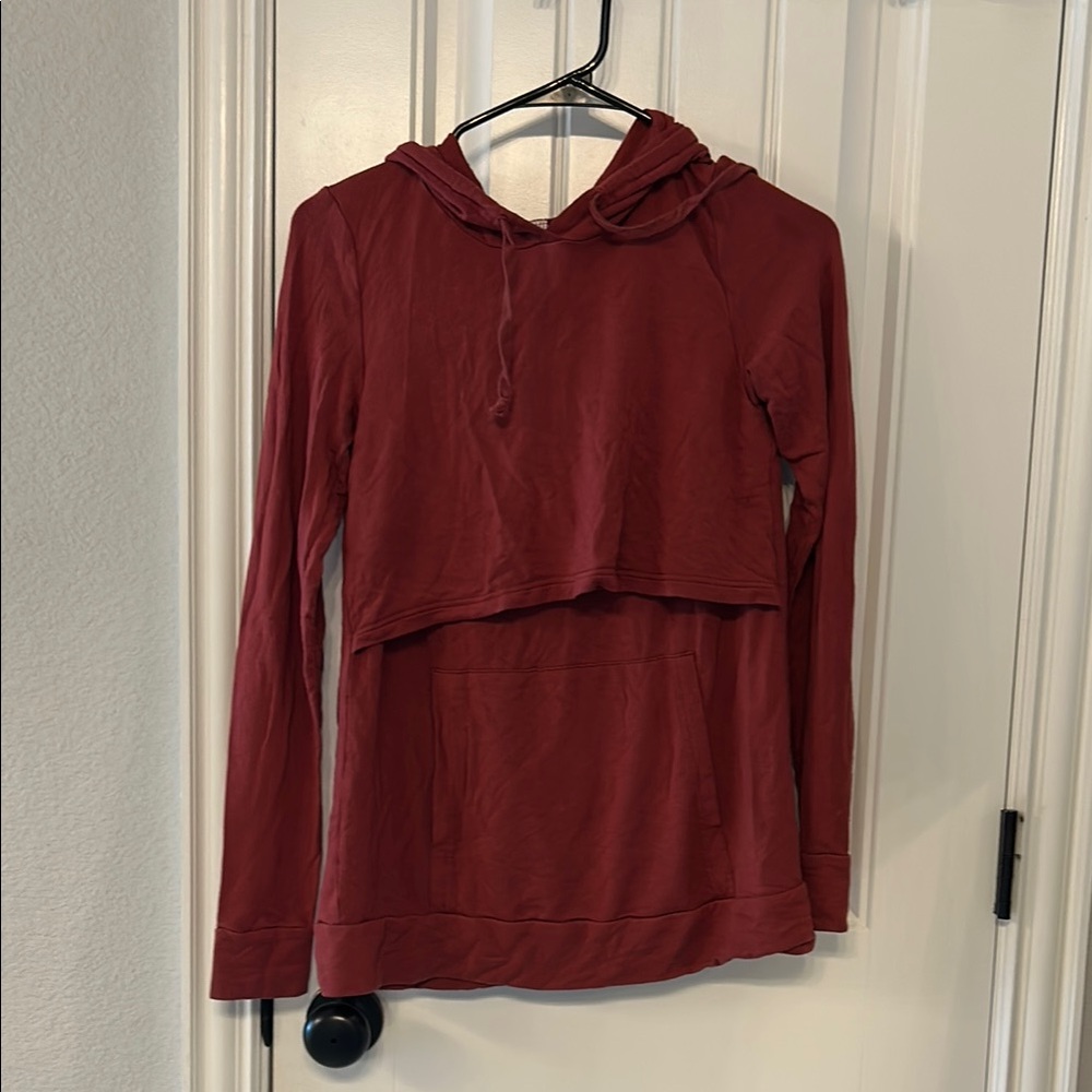 Latched Mama Red Hoodie Sweatshirt
